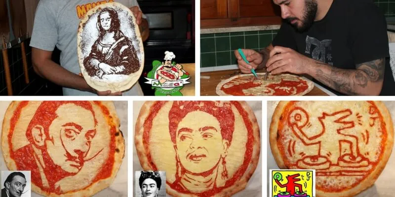 PizzArte, arrivano dal Sud Italia le pizze ispirate ad artisti ed opere d'arte