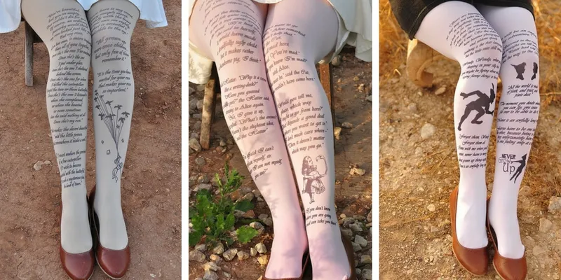 La letteratura non passa mai di moda, ecco le calze per le donne che amano i libri