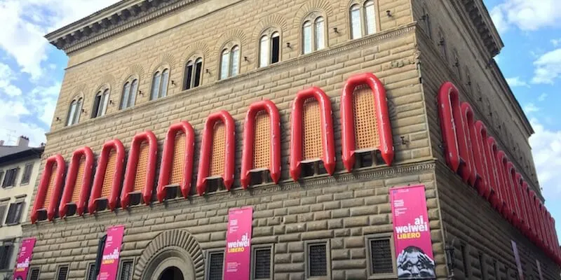 Palazzo Strozzi e Mercato Coperto con Ai Weiwei per i diritti umani
