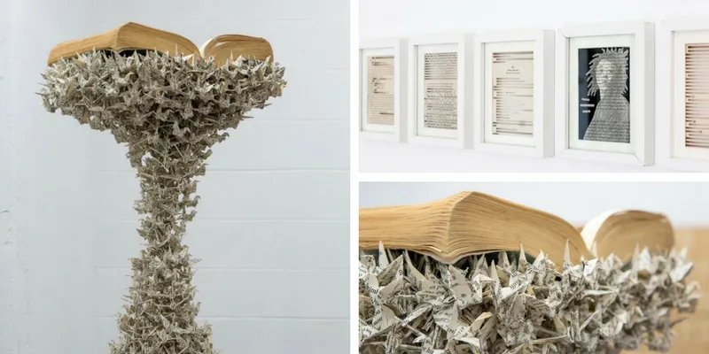 “Objecthood”, Jukhee Kwon trasforma i libri usati in sculture