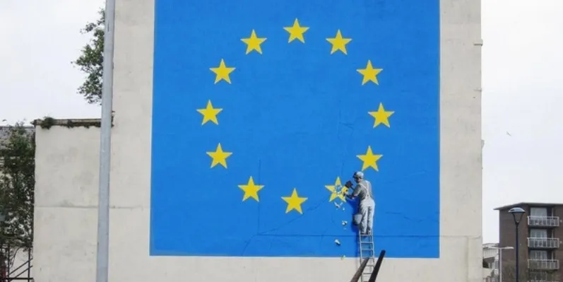 E' sulla Brexit il nuovo murales provocatorio di Banksy