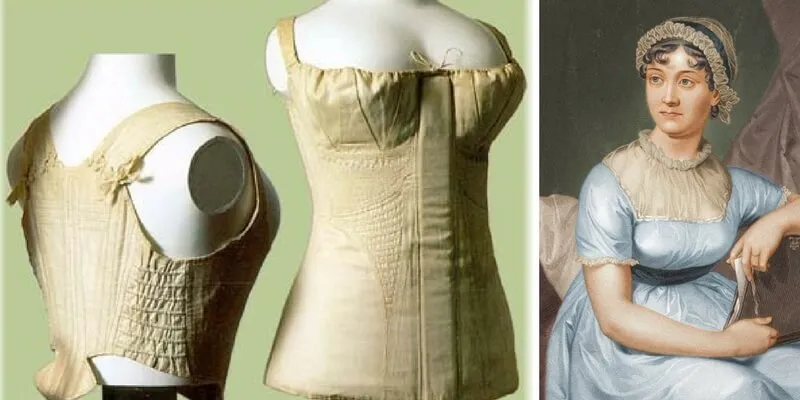 La biancheria utilizzata dalle donne nell'epoca di Jane Austen