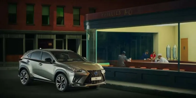 La Lexus celebra con uno spot la storia dell'arte