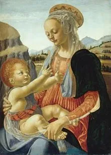 Andrea del Verrocchio (Firenze, 1435 circa - Venezia, 1488) Madonna col Bambino 1475 circa. Berlino, Gemäldegalerie der Staatlichen Museen zu Berlin, inv. 104A