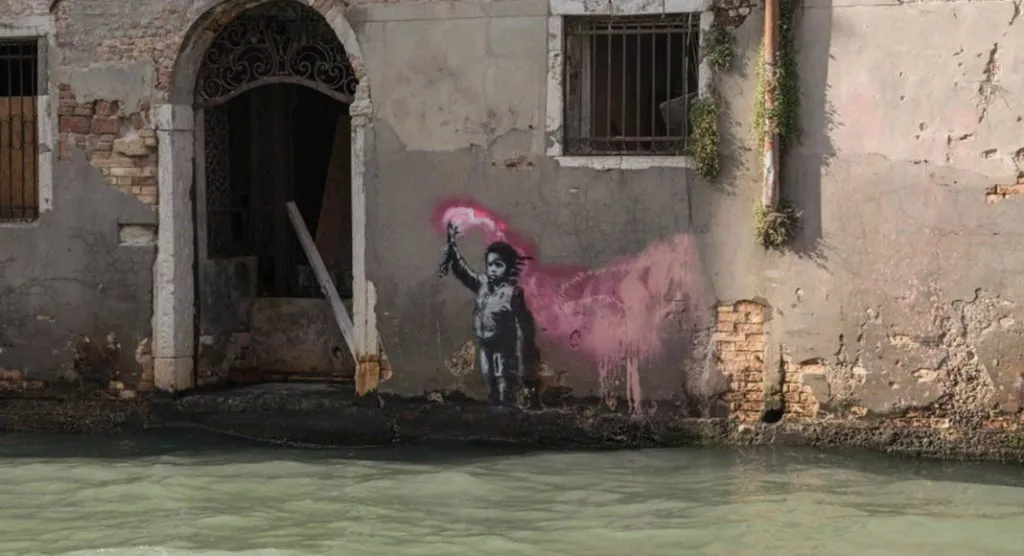Il graffito di Venezia che (forse) è di Banksy