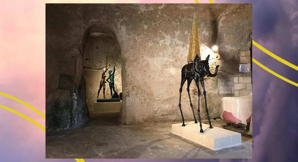 Matera, tra i Sassi le sculture di Salvador Dalí