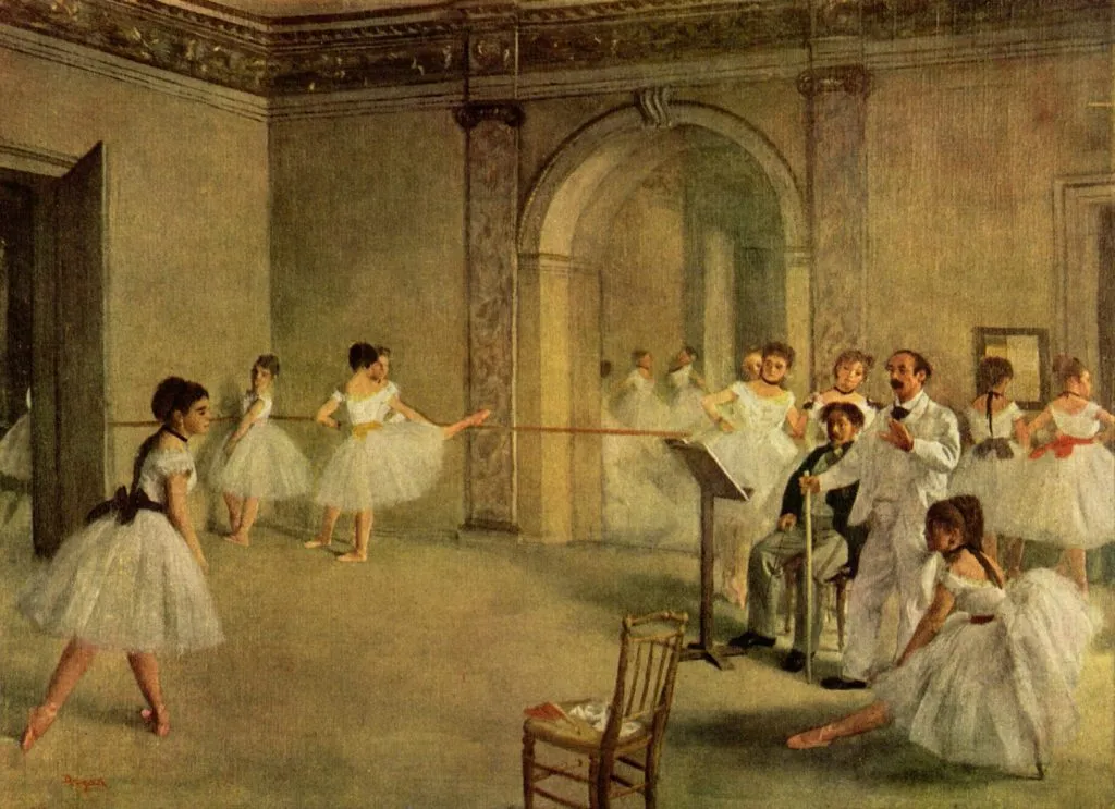 Il foyer della danza al teatro dell’Opéra