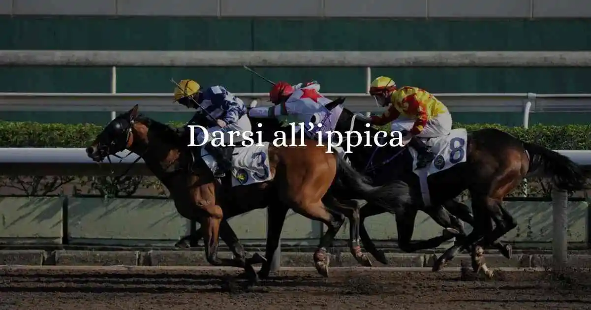 Darsi all'ippica, significato e origine del modo di dire