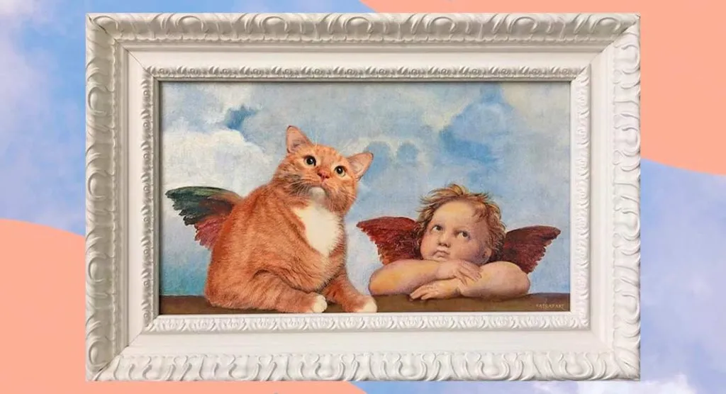Zarathustra, il gatto paffuto protagonista delle opere d'arte più famose