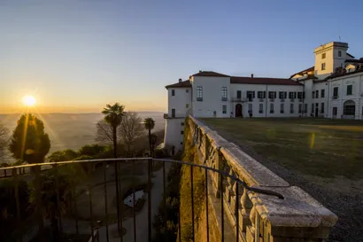 Castello e Parco di Masino TO al tramonto Foto Gabriele Basilico 2017 C FAI Fondo Ambiente Italiano