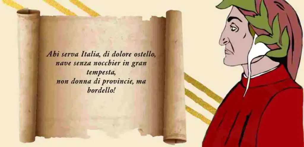 Dante, il significato del verso "Ahi serva Italia, di dolore ostello"