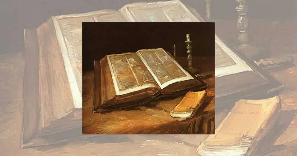 Vincent van Gogh e la sua Natura morta con Bibbia, cercando Dio