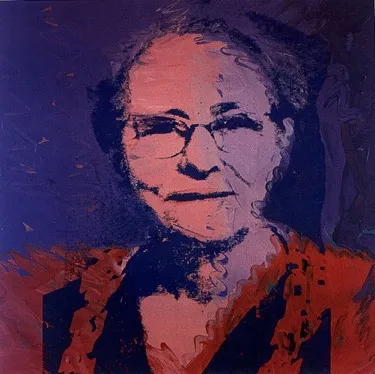 ANDY WARHOL JULIA WARHOLA 1974