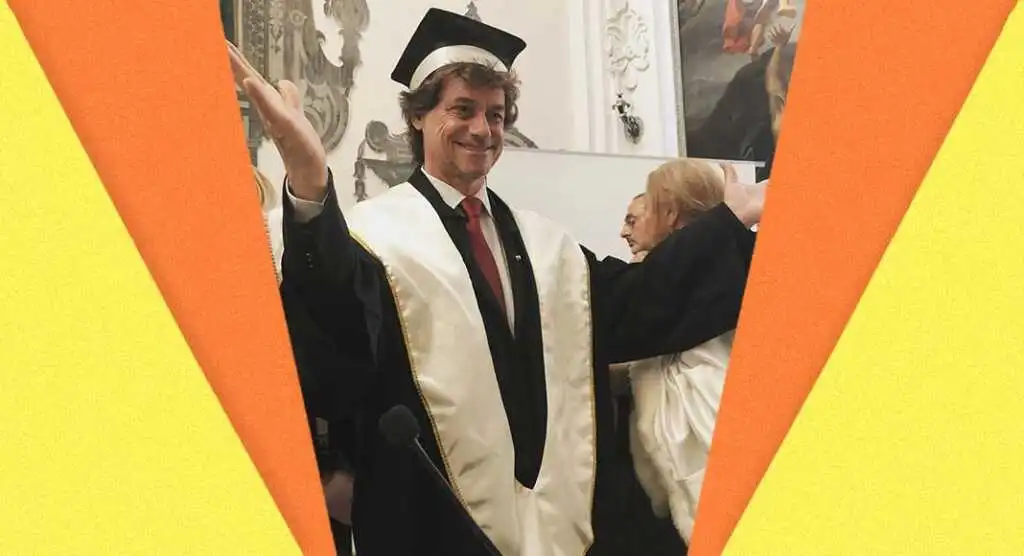 Alberto Angela riceve la laurea ad honorem in Archeologia