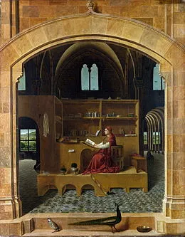 Antonello da Messina St Jerome in his study National Gallery London