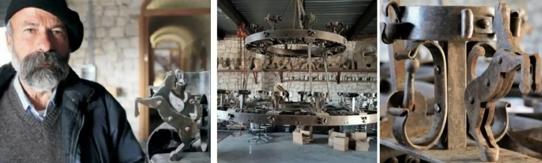 Il lampadario della casa newyorkese di A.D.M che portò con sé in Sicilia quando lasciò gli USA. 