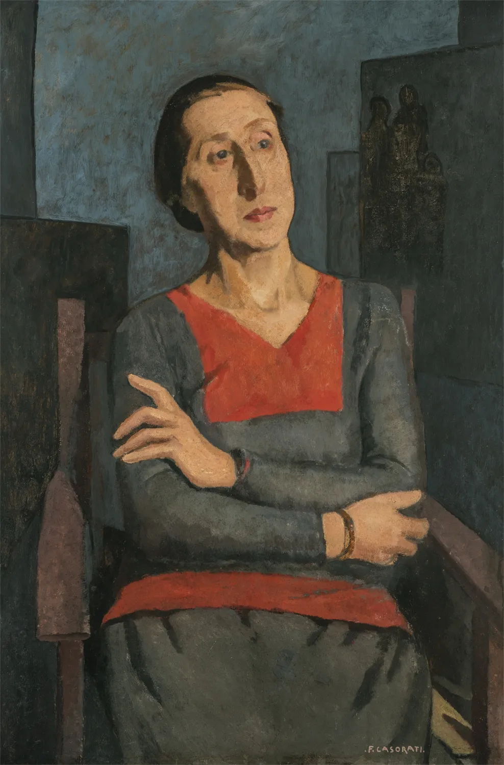Ritratto della sorella Elvira - Felice Casorati