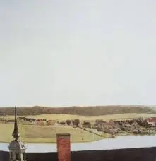 Christen Købke - Roof Ridge of Frederiksborg Castle, 1834
