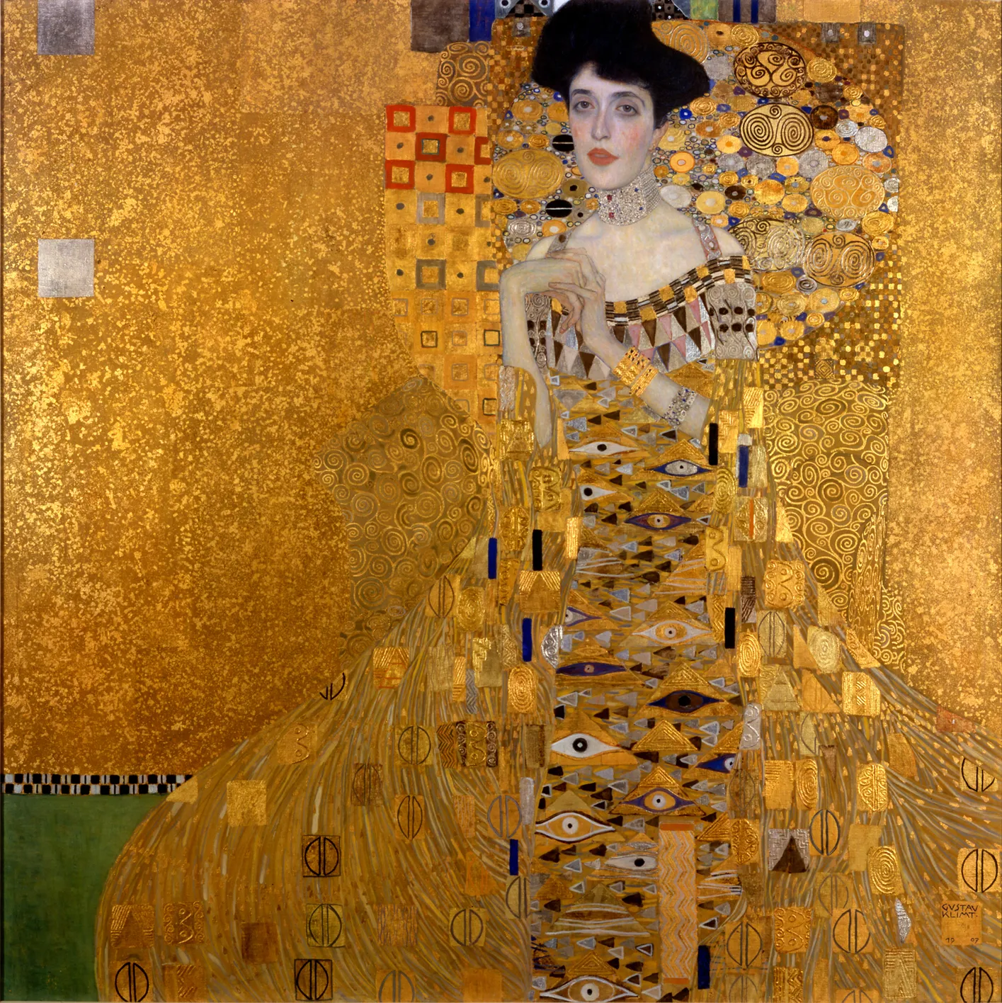 Gustav_Klimt woman in gold