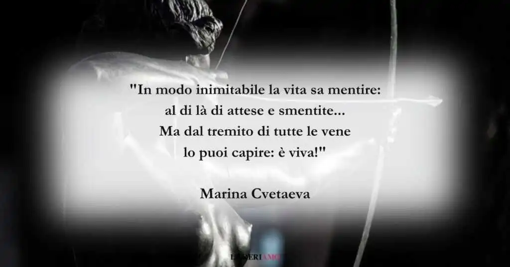 I versi di Marina Cvetaeva sulla vita che si sente nel sangue