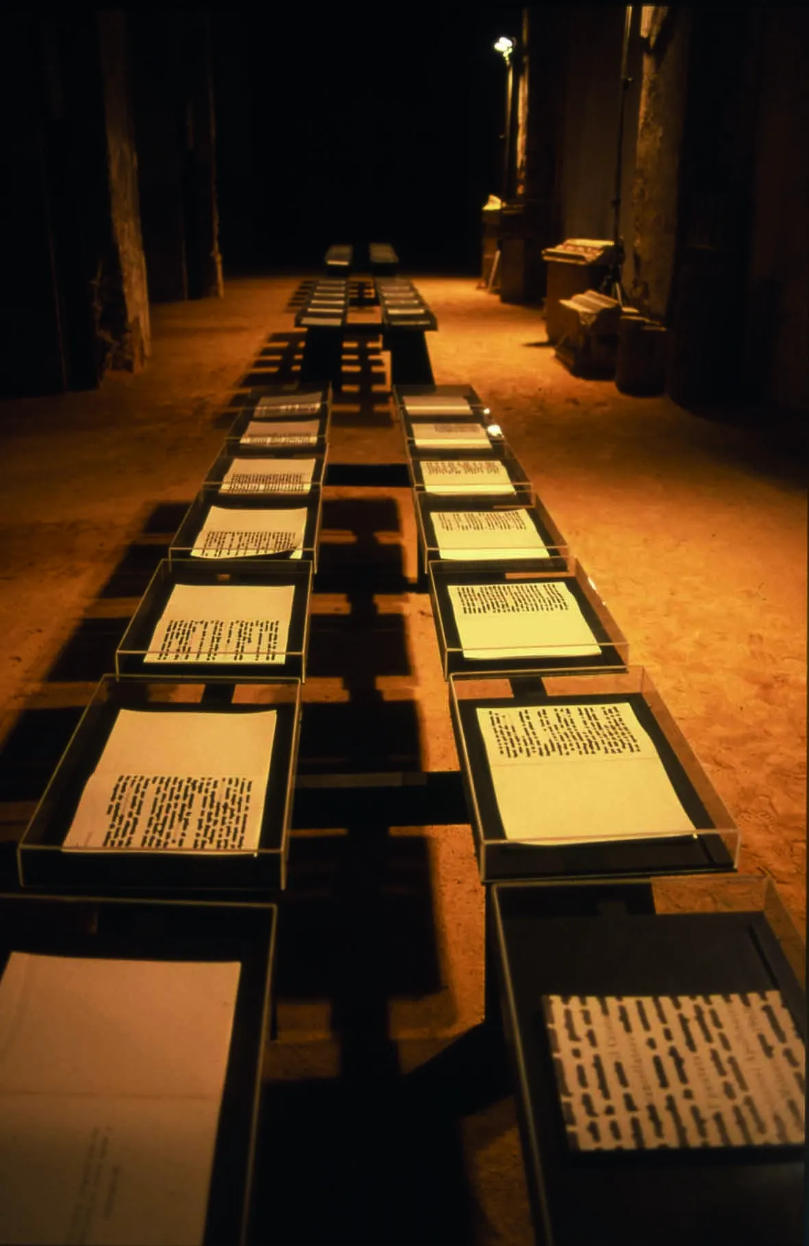 Il Cristo cancellatore 1968 installaz