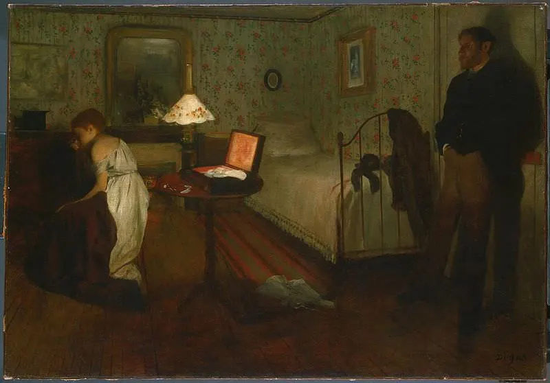 Interior (1869) - Edgar Degas