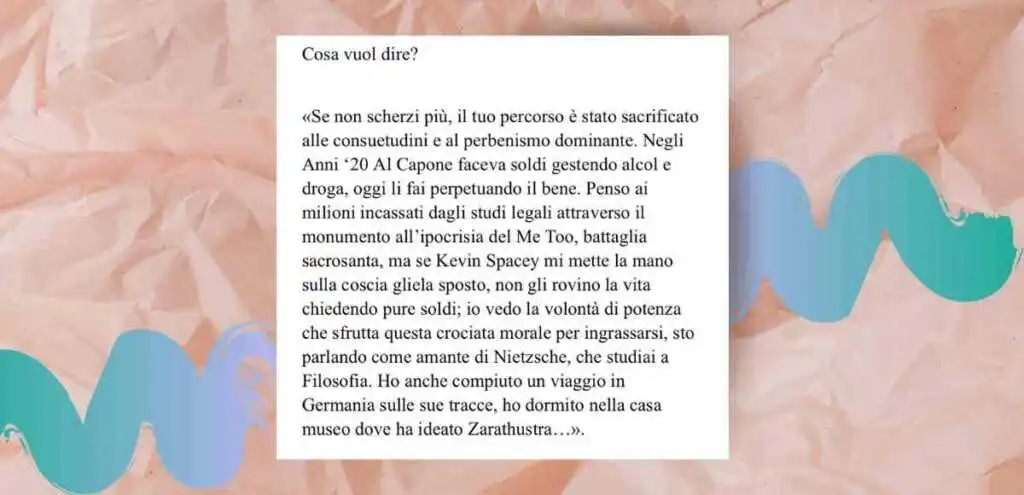 Pietro Castellitto e le dichiarazioni su Nietzsche e movimento #MeToo