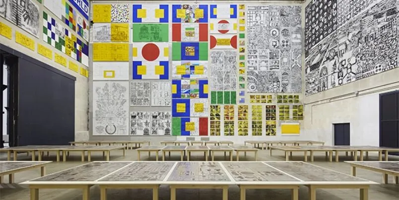 L'installazione di Matt Mullican all'Hangar Bicocca