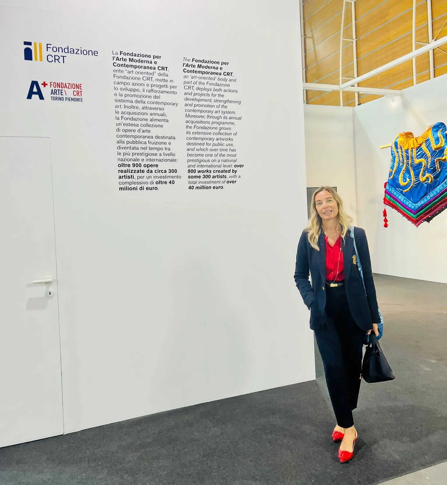 Alessandra SIVIERO, Consigliere Fondazione CRT alla 30^ edizione di Artissima
