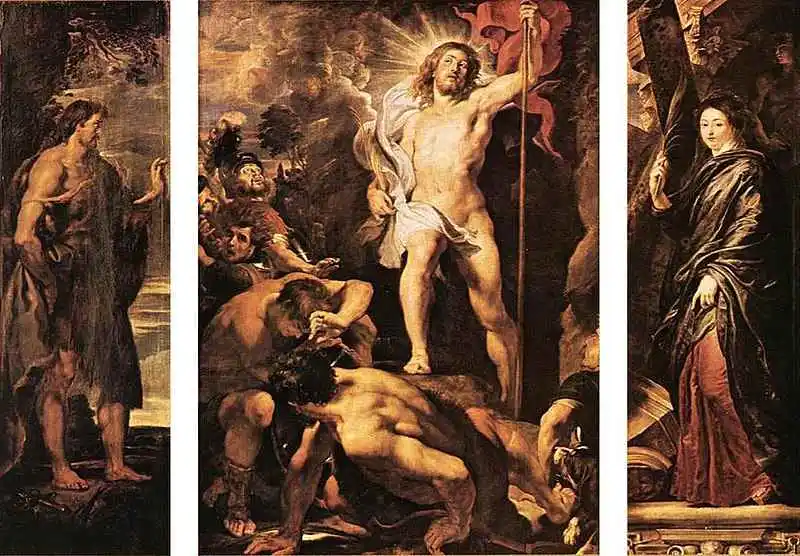 “Resurrezione di Cristo” di Domenico Ghirlandaio e Hendrik van den Broeck