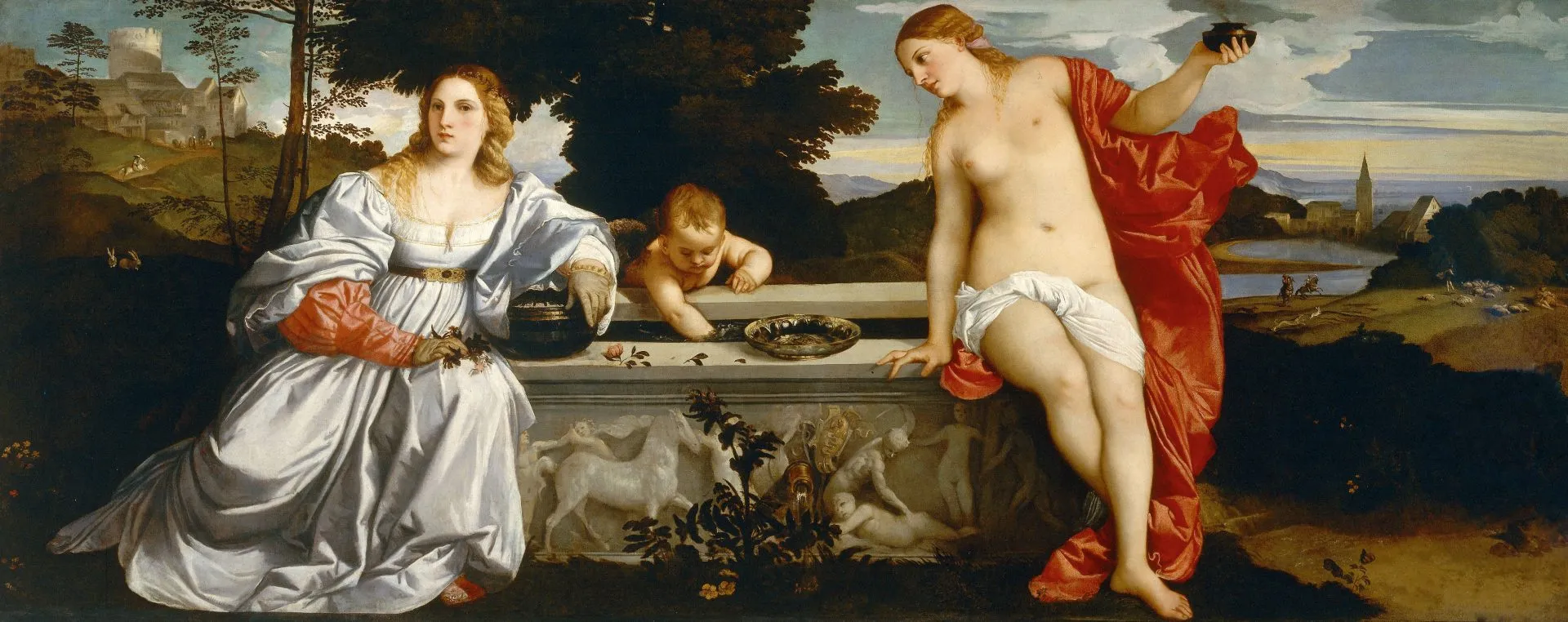 Amor sacro e amor profano, Tiziano / Galleria Borghese, Roma