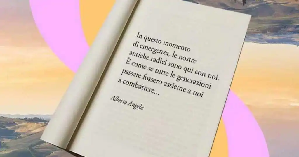 Una frase di Alberto Angela sull'importanza delle proprie origini