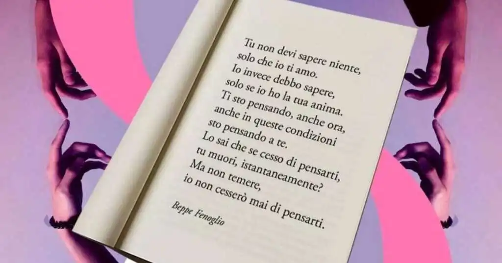 Una frase di Beppe Fenoglio per dichiarare il proprio amore