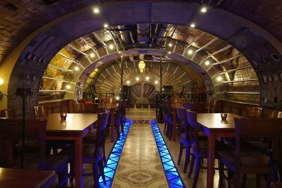 Steampunk - Verne Restaurant, Budapest, Hungary.