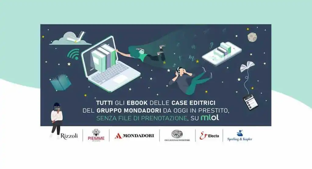 Oltre 20mila ebook Mondadori disponibili gratis nelle biblioteche online