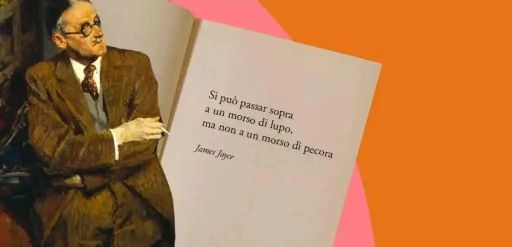 "Si può passar sopra a un morso di lupo, ma non a un morso di pecora" di James Joyce