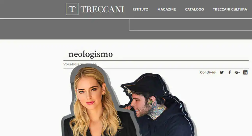 "Ferragnez" diventa un neologismo, la Treccani risponde
