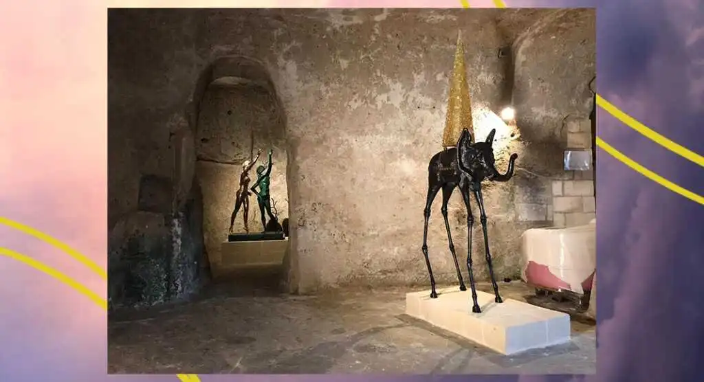 Matera, tra i Sassi le sculture di Salvador Dalí