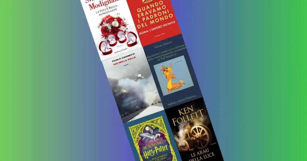 I 10 libri più venduti della settimana, il nuovo libro di Manzini si piazza primo