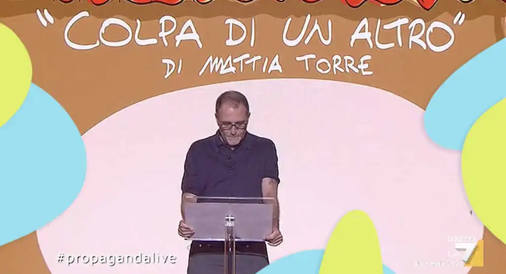 Il monologo di Valerio Mastandrea, È tipico di questo paese... è sempre colpa di un altro