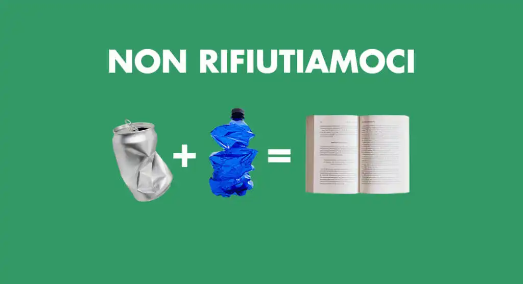 Michele Gentile, il libraio che regala libri in cambio di bottiglie di plastica