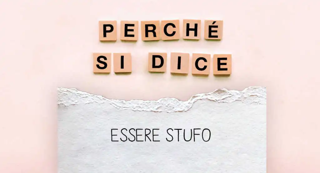 Perché si dice…”Essere stufo” ?