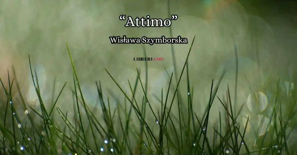 “Attimo” (2002), la poesia di Wisława Szymborska per saper cogliere la straordinarietà del presente
