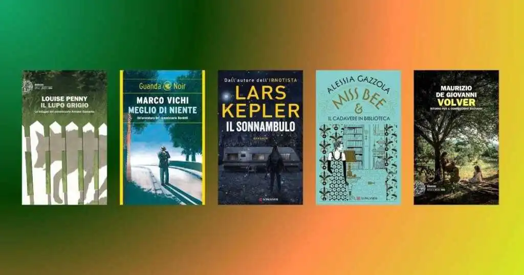 Novembre 2024, 5 libri gialli in arrivo da non perdere