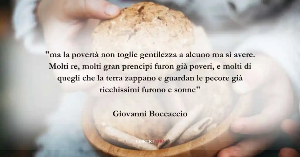 Una frase di Giovanni Boccaccio sul valore della gentilezza