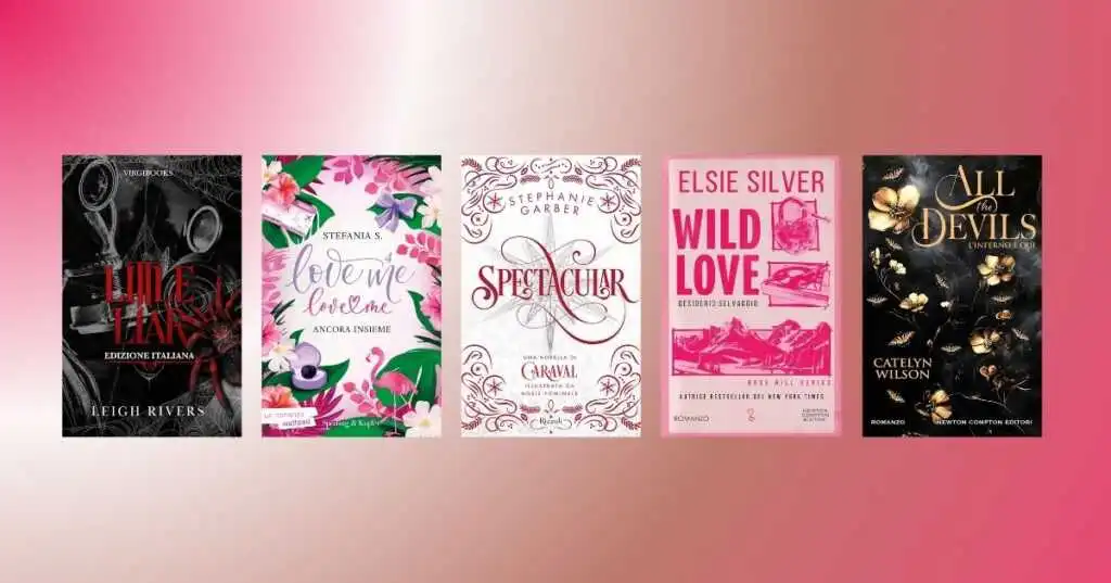 Romance, 5 libri da non perdere in uscita a fine mese