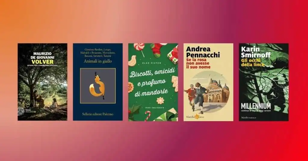 Dicembre 2024, 5 nuovi libri gialli da scoprire l’ultimo mese dell’anno
