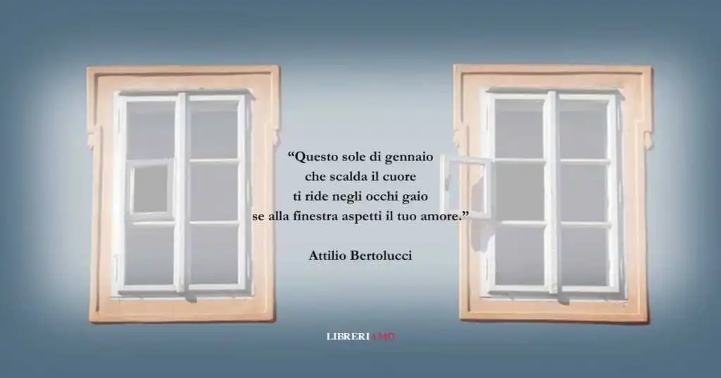 I versi di Attilio Bertolucci sull'amore che scalda a gennaio