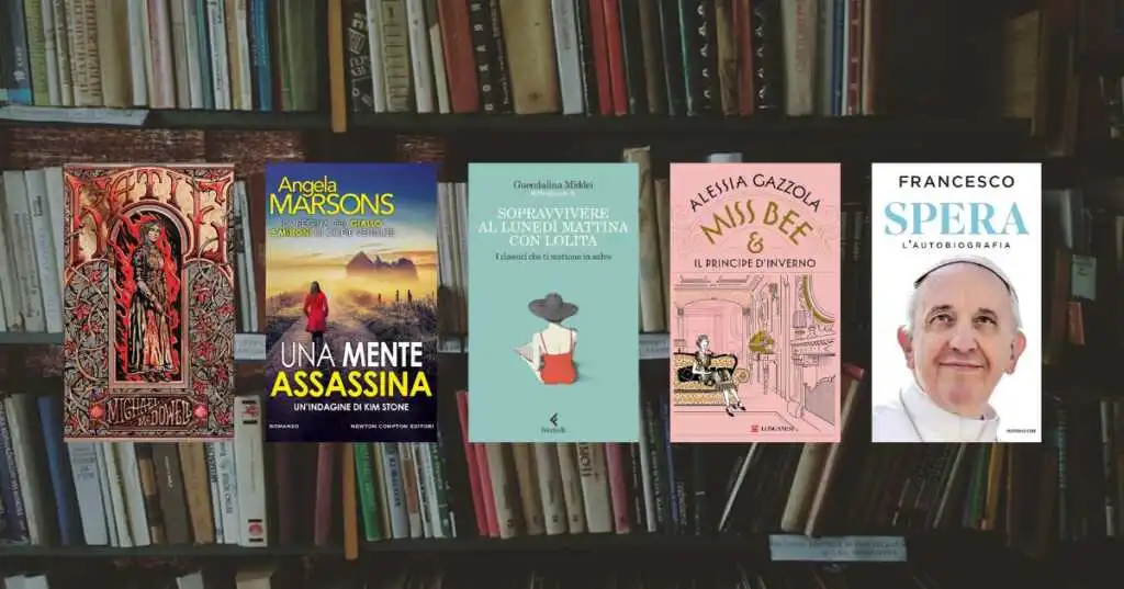 Cinque libri bestseller annunciati in arrivo in Italia a gennaio 2025