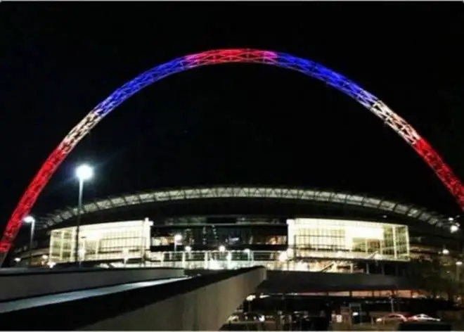 Lo stadio di Wembley a Londra
